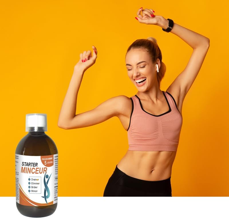 EFFINESS - Starter Minceur - Active l'élimination et l'amincissement - Détoxifie l'organisme - 13 extraits de plantes - Cure 5 jours - Flacon 250ml