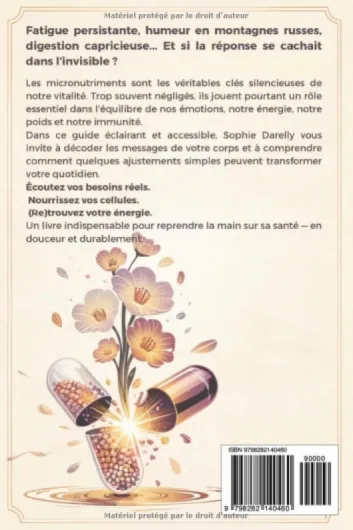 Micronutrition - Fatigué, irritable, gonflé, stressé ? Et si c’était juste ça ?: Les secrets de la micronutrition pour reprendre le contrôle de votre énergie et de votre santé