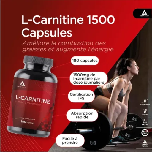 Test L-Carnitine Pure 1500mg Bodyathlon : un booster correct, mais pas magique