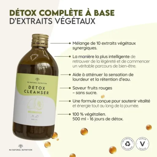 Test N2 Natural Nutrition DÉTOX : une boisson drainante correcte, mais pas magique