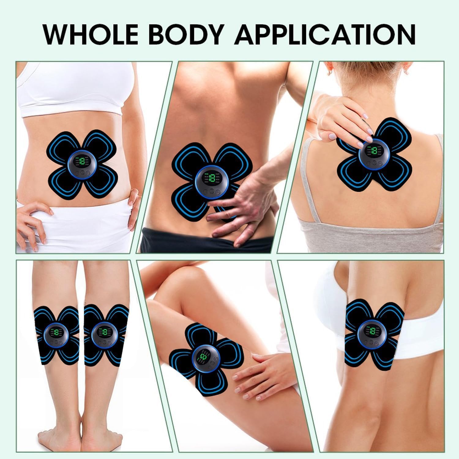 Electrostimulateur Musculaire Professionnel Tens/EMS/Massage, pour soulager la douleur par électrostimulation nerveuse, entraînement EMS, fonction massage