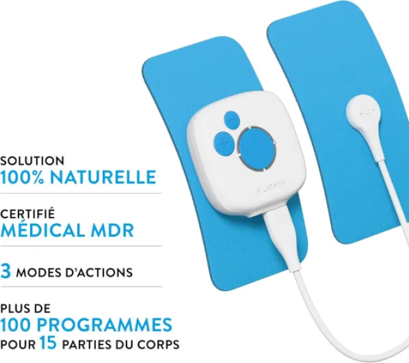 Classic 2 Électrostimulateur Connecté TENS/EMS – Appareil Electrostimulation Musculaire et Anti Douleur pour Thérapie, Relaxation, Reeducation, Massage Sportif par Electro-Stimulation Nouvelle version