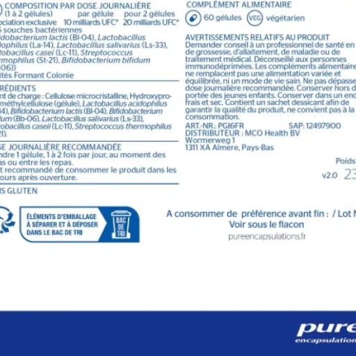 Test Pure Microbiotics GI : des probiotiques propres sur le papier, efficaces mais pas magiques